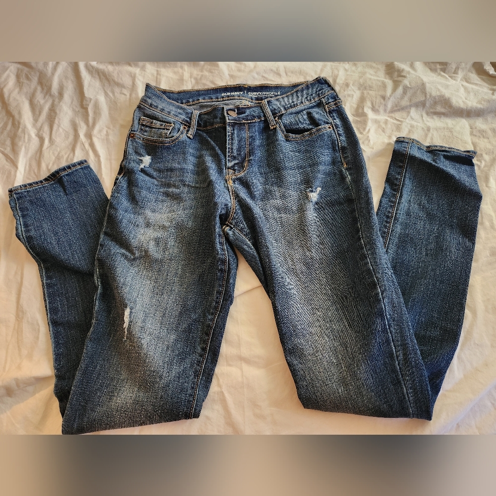 Old Navy curvy mid rise skinny jeans